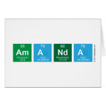 Amanda  Greeting/note cards
