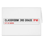 Classroom 3rd grade  Greeting/note cards