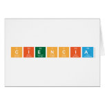 Ciencia  Greeting/note cards