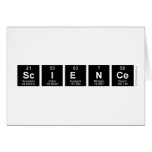 science  Greeting/note cards