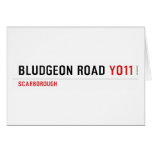 BLUDGEON ROAD  Greeting/note cards