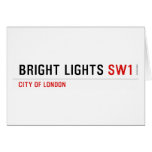 Bright Lights  Greeting/note cards