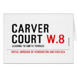 CARVER COURT  Greeting/note cards