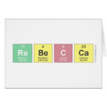 Rebecca   Greeting/note cards
