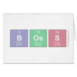 boss  Greeting/note cards