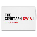 the cenotaph  Greeting/note cards