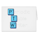 Periodic
 Table
 Writer  Greeting/note cards