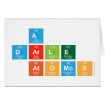  a
 darle
  atomos  Greeting/note cards