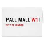Pall Mall  Greeting/note cards