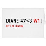 DIANE 47<3  Greeting/note cards