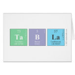  tabla  Greeting/note cards