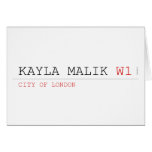 Kayla malik  Greeting/note cards