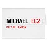 Michael   Greeting/note cards
