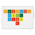 Periodic
 Table
 Write
 r  Greeting/note cards
