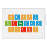 Happy
 Birthday 
 Chris  Greeting/note cards