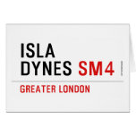 Isla  Dynes  Greeting/note cards