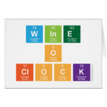 Wine
 o
 clock  Greeting/note cards