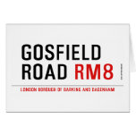 Gosfield Road  Greeting/note cards
