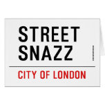 Street  Snazz  Greeting/note cards