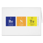 Bente  Greeting/note cards
