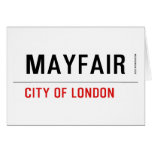 MAYFAIR  Greeting/note cards