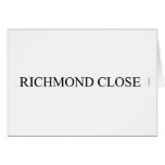 Richmond close  Greeting/note cards