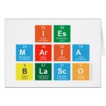 IES
 MARIA 
 BLASCO  Greeting/note cards