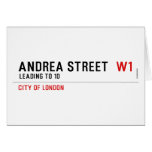 Andrea street   Greeting/note cards