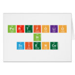 Portfolio 
 in 
 SCIENCE  Greeting/note cards