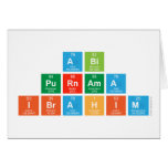 Abi 
 Purnama
 Ibrahim  Greeting/note cards