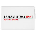 Lancaster Way  Greeting/note cards