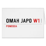 omah japo  Greeting/note cards