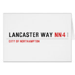 Lancaster Way  Greeting/note cards