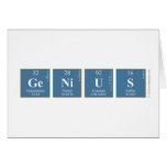 Genius  Greeting/note cards