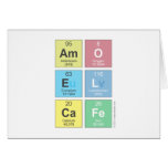 amo
  el
  cafe  Greeting/note cards