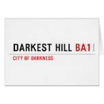darkest hill  Greeting/note cards