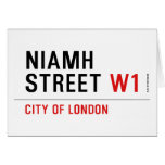 Niamh Street  Greeting/note cards