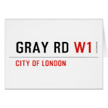 GRAY RD  Greeting/note cards