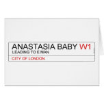 ANASTASIA BABY  Greeting/note cards