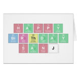 Happy 
 Birthday
 Sanj  Greeting/note cards