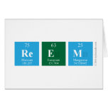 REEM  Greeting/note cards