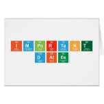 Important
 Dates  Greeting/note cards
