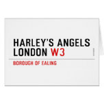 HARLEY’S ANGELS LONDON  Greeting/note cards