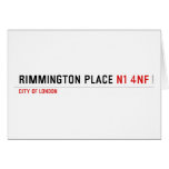 Rimmington Place  Greeting/note cards