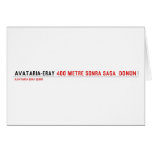 Avataria-Eray  Greeting/note cards