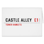 Castle Alley   Greeting/note cards