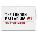 THE LONDON PALLADIUM  Greeting/note cards