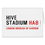 hive stadium  Greeting/note cards