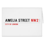 Amelia street  Greeting/note cards