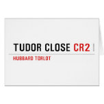 TUDOR CLOSE  Greeting/note cards